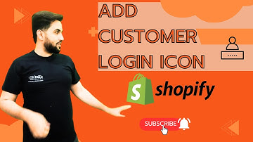 How To Add Customer Account Login Icon In Shopify 2024 | Tutorial For Beginners In Urdu/Hindi