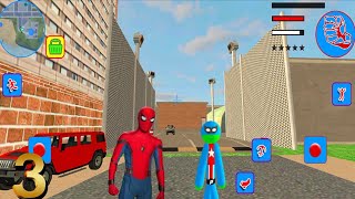 Us Captain Stickman Rope Hero Vice Town #3 - Android Gameplay screenshot 4