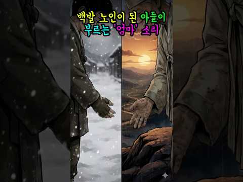 백발 노인이 된 아들이 부르는 '엄마' 소리 | 야담 | 민담 | 옛날이야기 | shorts