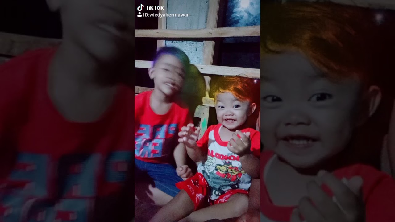 Ketika rambut  anak  berubah warna  ekspersinya kelewatan 