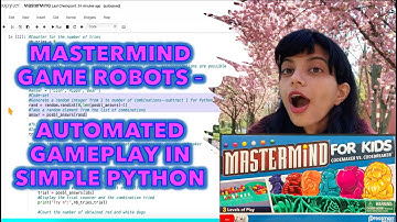Mastermind Game - Make your Robots - #Python Code linked below 🤖