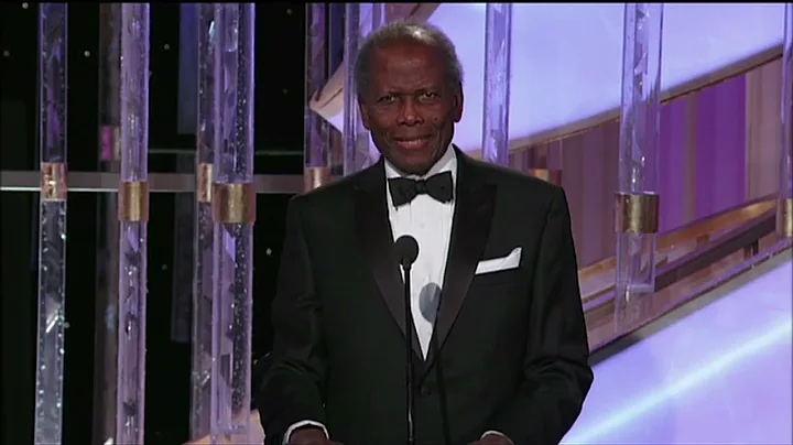 Sidney Poitier presents the Cecil B deMille Award ...