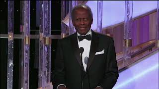 Sidney Poitier:  An Iconic Moment on the Golden Globes Stage
