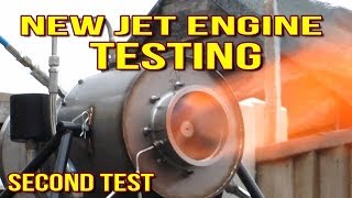 Jet Engine Second Test Start and Run
