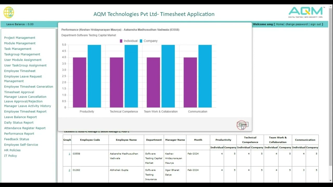 Feedback Module - Web