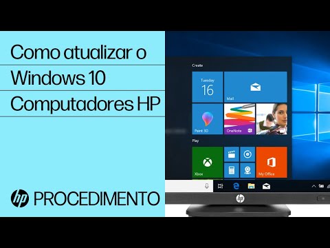 Vídeo: Como faço para atualizar meu HP para o Windows 10?