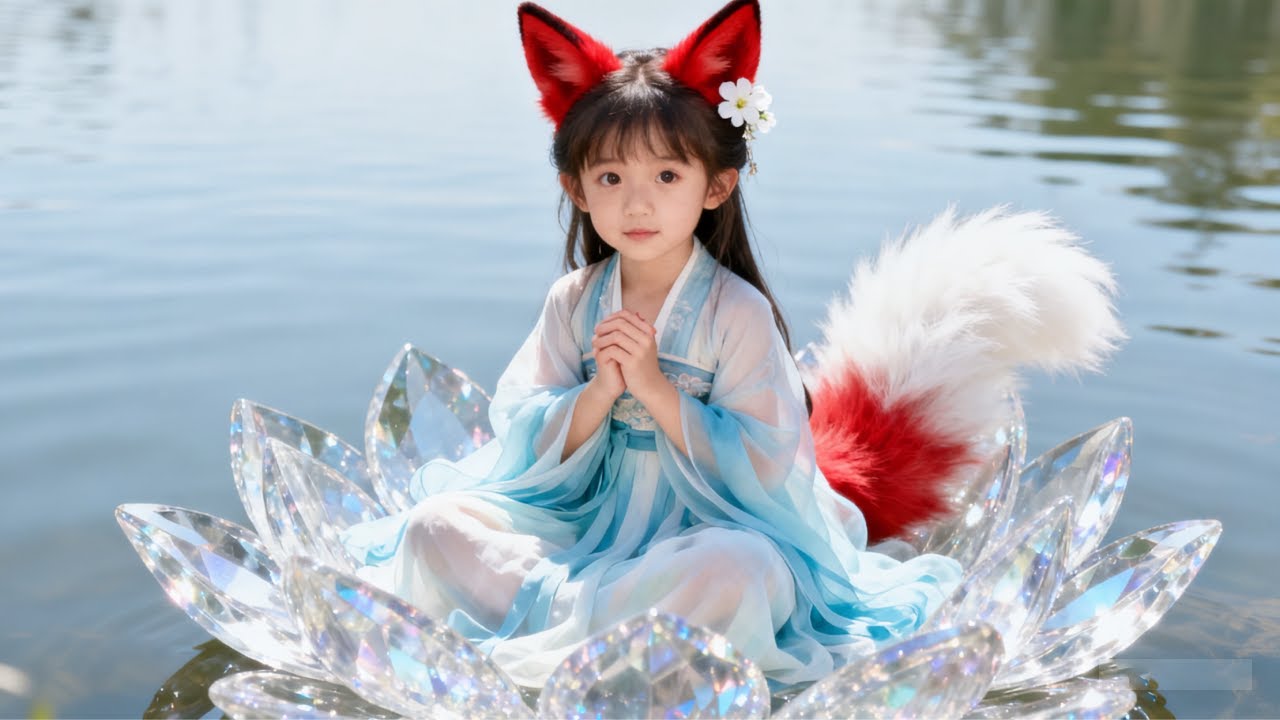 The guy picked up an injured fox—and after it got better, it turned into a cute little girl!