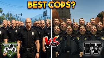 GTA 5 COPS VS GTA 4 COPS (WHICH COPS ARE SMARTEST?)