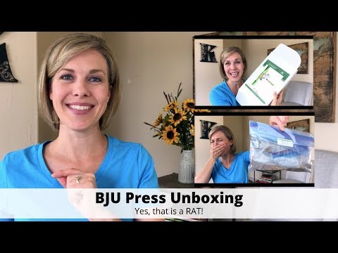 BJU Press Unboxing