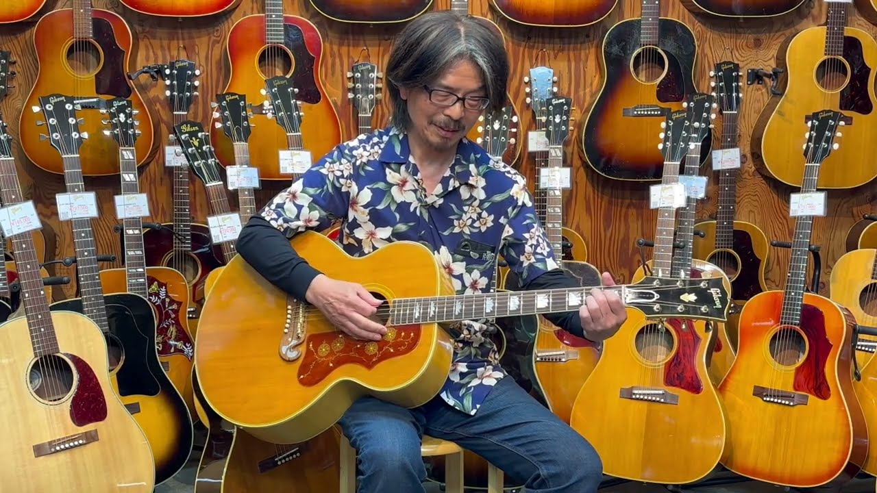 GIBSON J 200 NT 1963 - YouTube