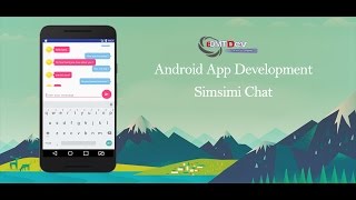 Android Studio Tutorial - Simsimi Chat App screenshot 5