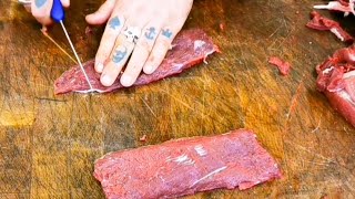 Venison Flat Iron Steak. Where are the Flat Iron Steaks from?. #SRP #venison Boning Out A Venison Front Shoulder Flat Iron Steaks