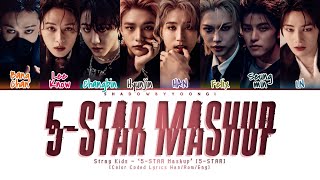 Stray Kids '(5-STAR) Mashup Video' Lyrics [Color Coded Han_Rom_Eng] | ShadowByYoongi