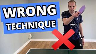 7 more bad habits when playing table tennis