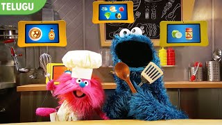 Cookie Monster's Foodie Truck: Yummy Sandwiches & Pancakes!