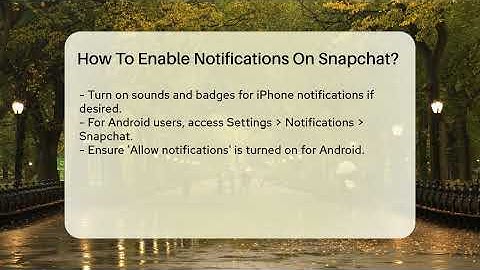 How To Enable Notifications On Snapchat? - Everyday-Networking
