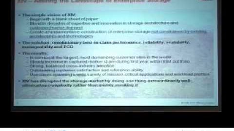 IBM-XIV Product Presentation & Demo: Part 1