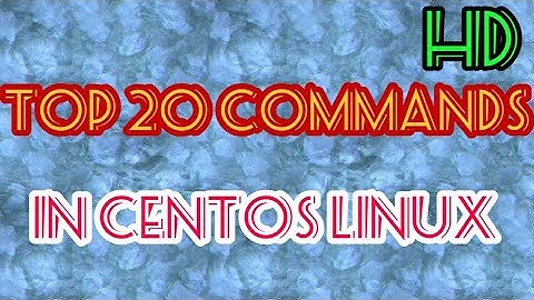 TOP 20 COMMANDS IN CENTOS LINUX | PART-1 | COMMAND DEFINITION - Techn Trainer