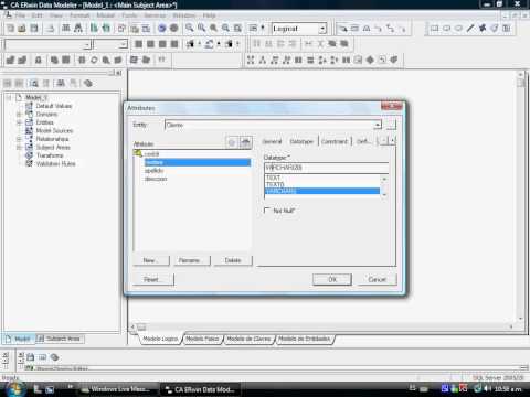Migrar de Erwin 7.3 a SQL 2005