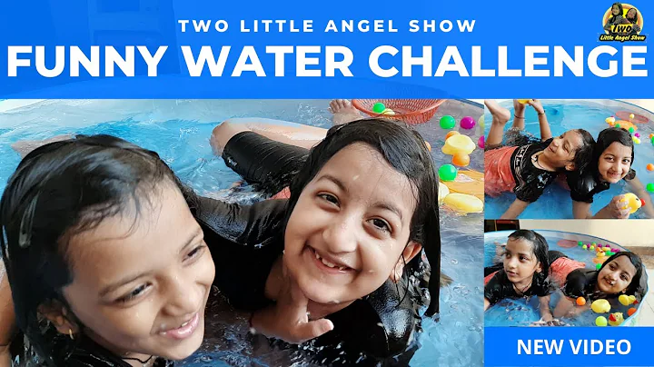 Funny Water Challenge | #Waterchallenges | #funnycomedy | #fun games | #kids | Two little angel show
