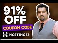 Hostinger Discount 2025 - Get 91% Hosting Discount Coupon Code