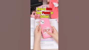 How to Hide Your Phone at School😎📱#shorts