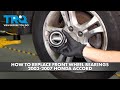 How to Replace Front Wheel Bearings 2003-2007 Honda Accord