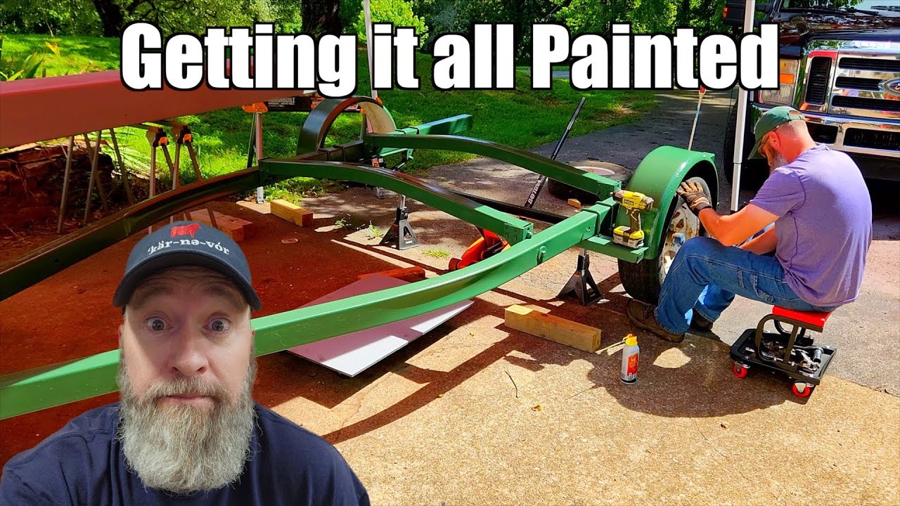 Turning a Boat Trailer into a Mobile Hydraulic Boom Crane DIY