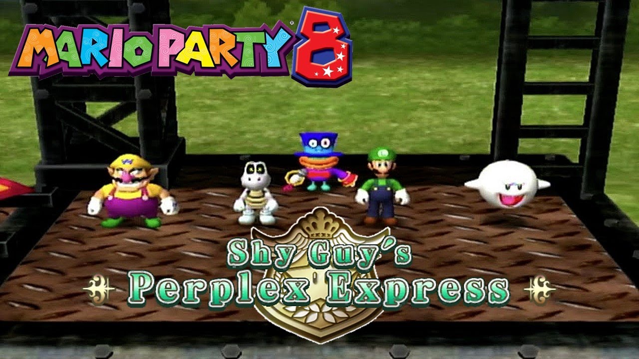 Mario Party 8 - Party Tent - Shy Guy's Perplex Express With 4 Players