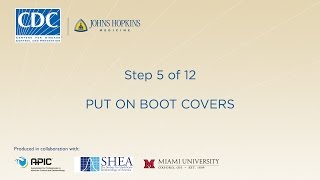 Put on Boot Covers (Step 5/12)