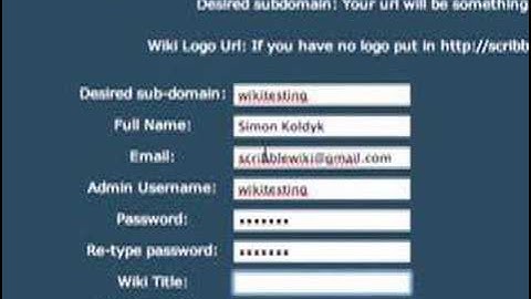 ScribbleWiki - How to Create a Wiki