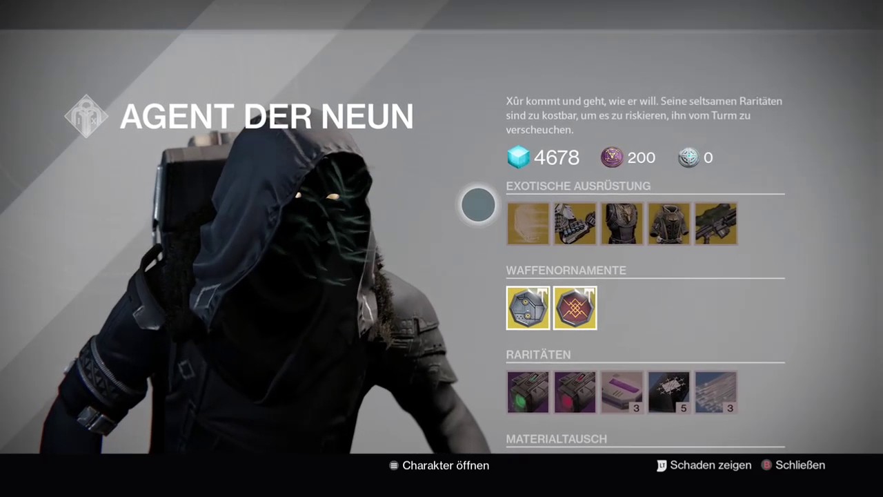 Destiny Position from Xur 25.11.-27.11.2016