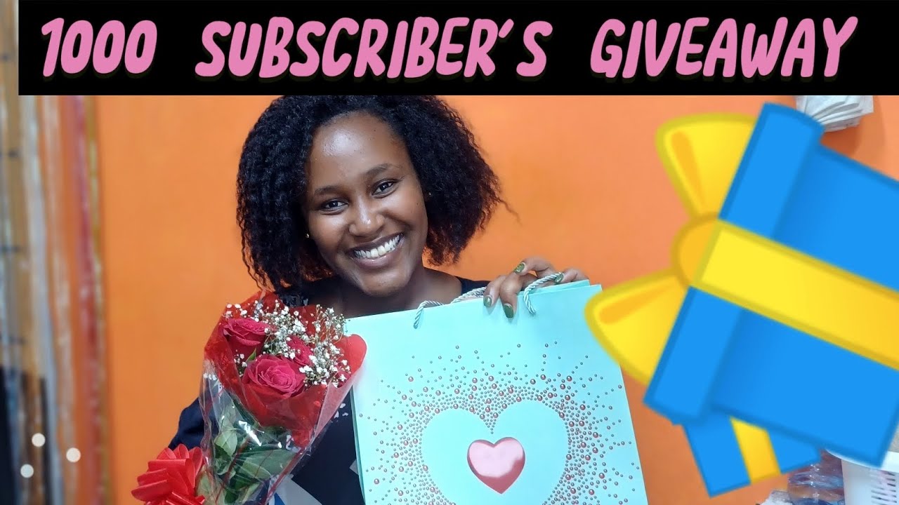 1K SUBSCRIBER'S MILESTONE||JOIN ON OUR BIG GIVEAWAY CELEBRATION ! - YouTube