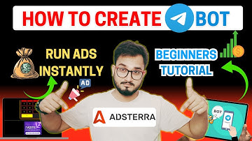 how to create telegram bot | run instant ads with adsterra | telegram bot kaise banaye