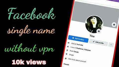NEW! How To One Name On Facebook 2022 | Set Single Name On Facebook without vpn @techpingo
