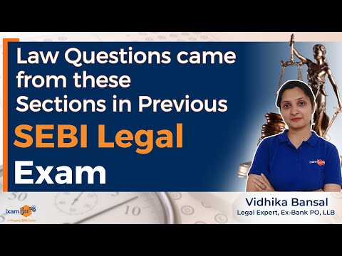 SEBI Grade A Legal 2023 | Law Questions came from these Sections in Previous SEBI Legal Exam