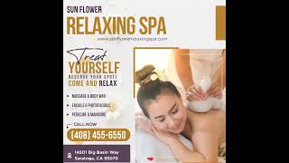 SUNFLOWER RELAXING SPA  FALL SALE