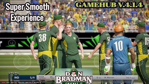 DBC 17 Gameplay on GameHub v. 4.1.4 Emulator Android 🔥🔥 | Super Smooth Experience #donbradman 