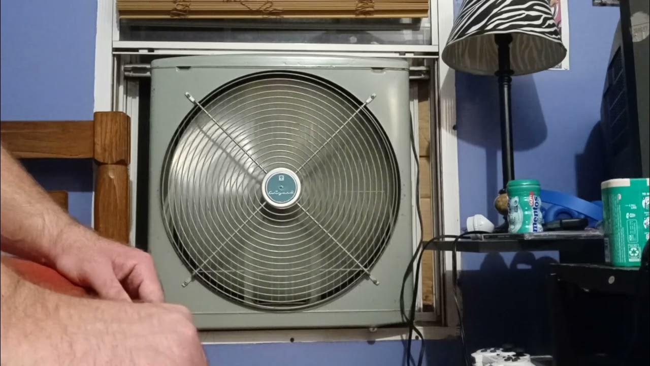 Reversible Wizard Window Box Fan Demonstration. YouTube