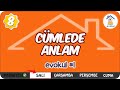 Cümlede Anlam | 8. Sınıf #evokul Kampı LGS Hazırlık