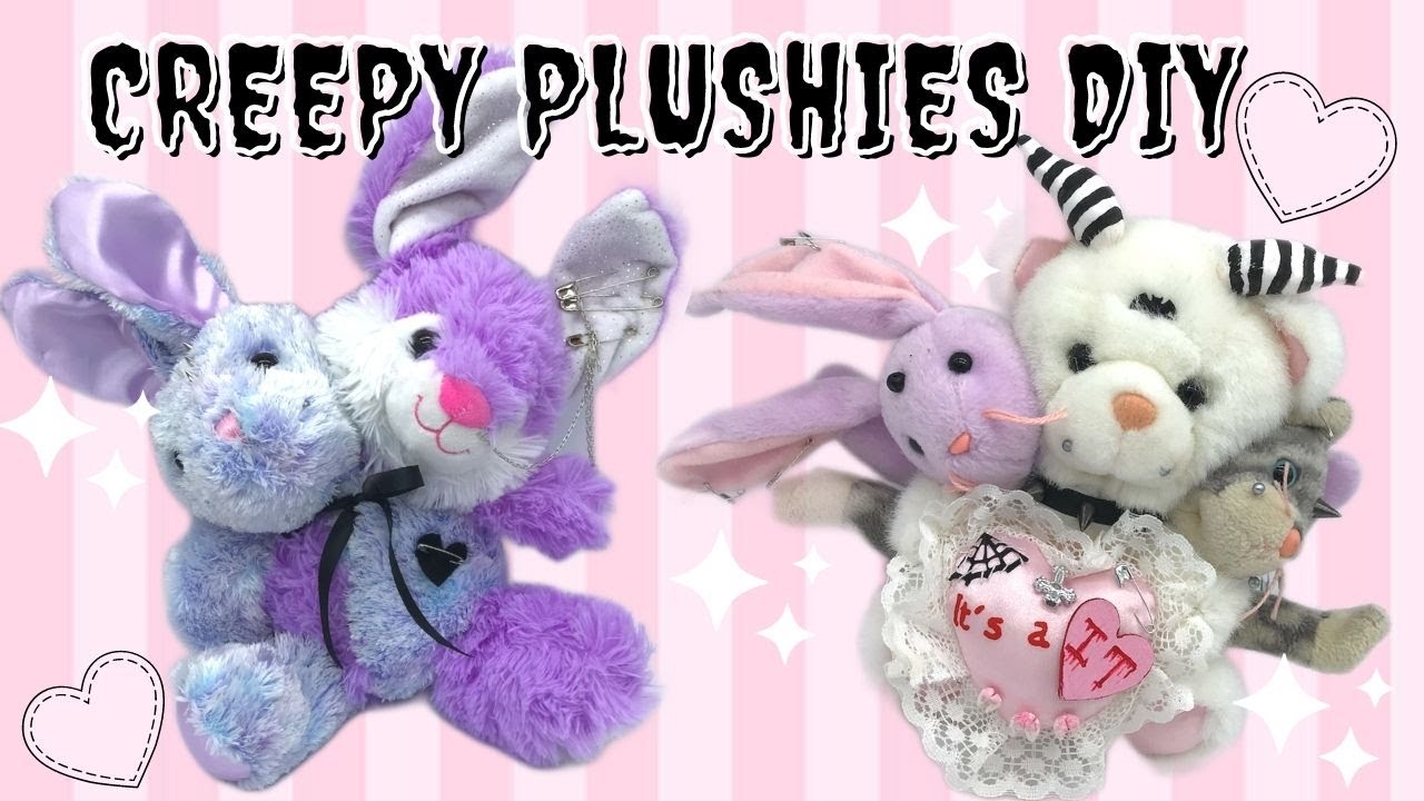 My Creepy Cute Plush Collection (and DIY tutorial!) 