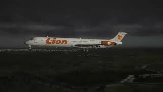 Lion air flight 538 - Crash animation