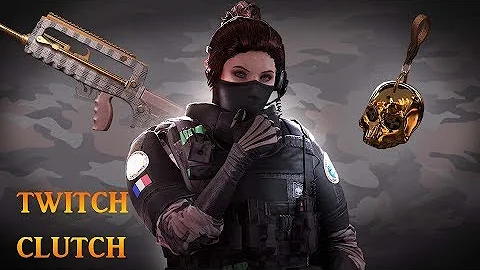 Rainbow 6 Siege Highlight - Clutch #3 - Twitch 1 v 5 My  First Ace!!!