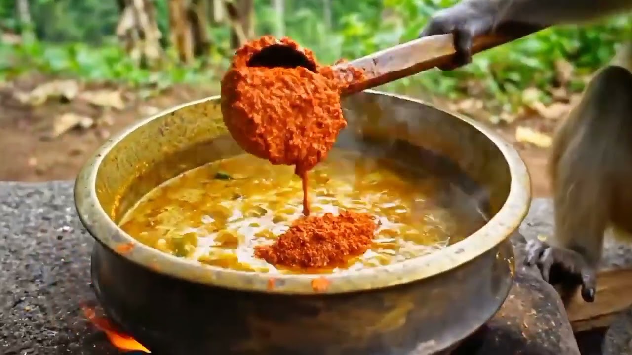 Money village cooking vlog l monkey village vlog