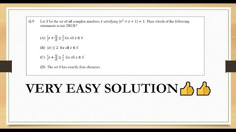 JEE ADV 2020 Difficult Question on Complex Numbers MATHS P-1 |Very Easy Solution|JEE ADVANCED 2021|