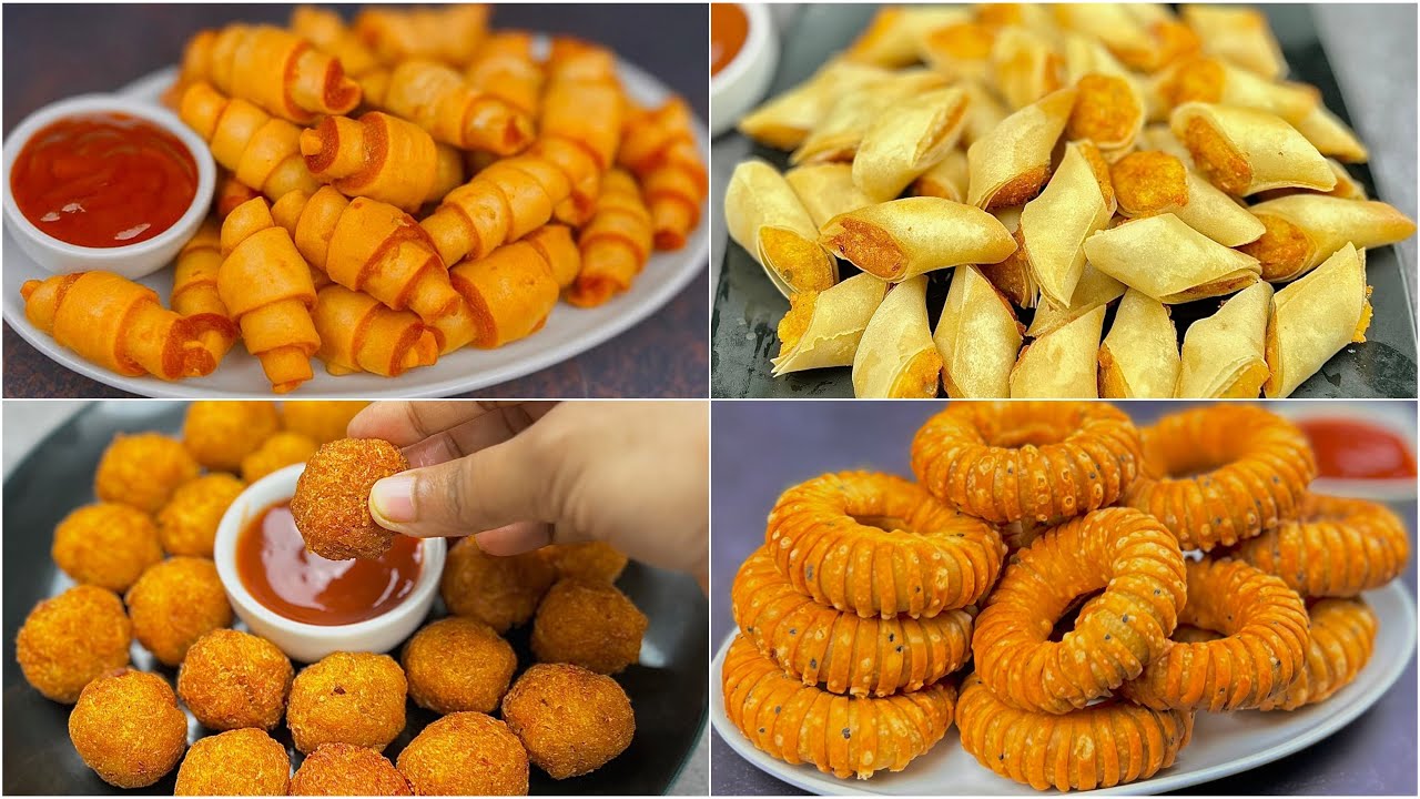 শীতের সন্ধায় মজাদার ৪ টি আলুর নাস্তা একবার খেলে বারবার খেতে চাইবেন‼️Potato Snacks/ Easy Snacks 