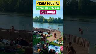 PRAIA FLUVIAL em São Paio Merelim, Braga, PORTUGAL, nas margens do Rio Cávado #shorts