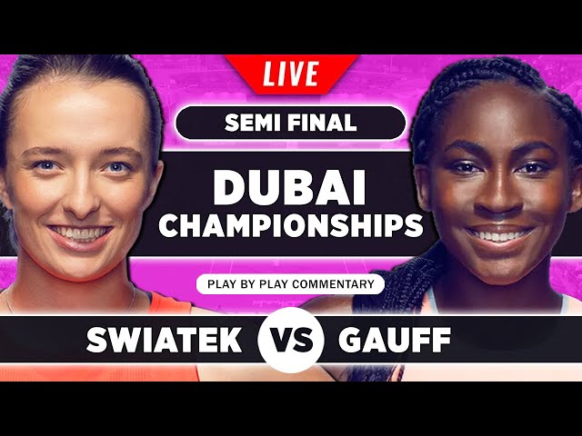 Swiatek cruises in Dubai; Gauff and Keys set quarterfinal meeting