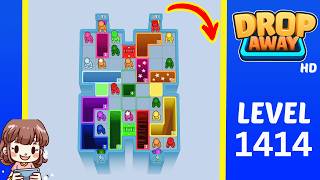 Drop Away Level 1414 Solution Walkthrough