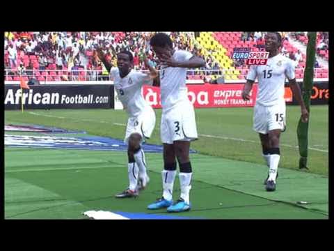 Asamoah Gyan Dance - Ghana vs Nigeria